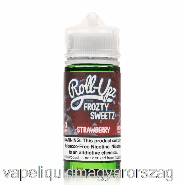 Eper Jég - Lé Roll-upz - 100ml 6mg Vape Toll